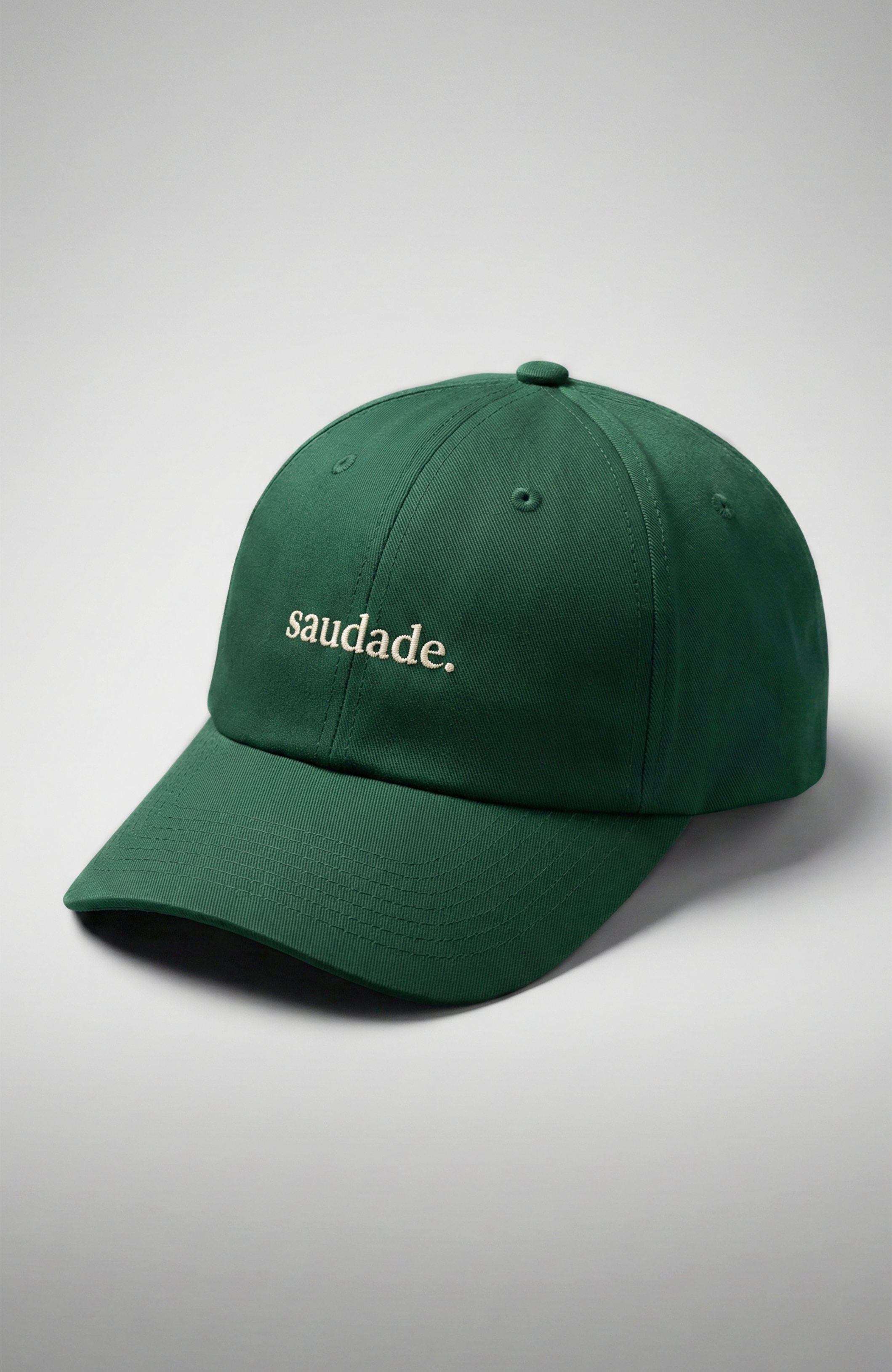 boné "saudade."